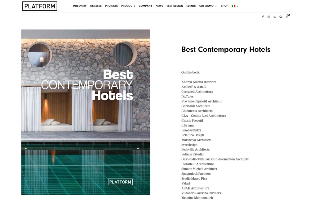 Flaviano Capriotti - BEST CONTEMPORARY HOTEL
