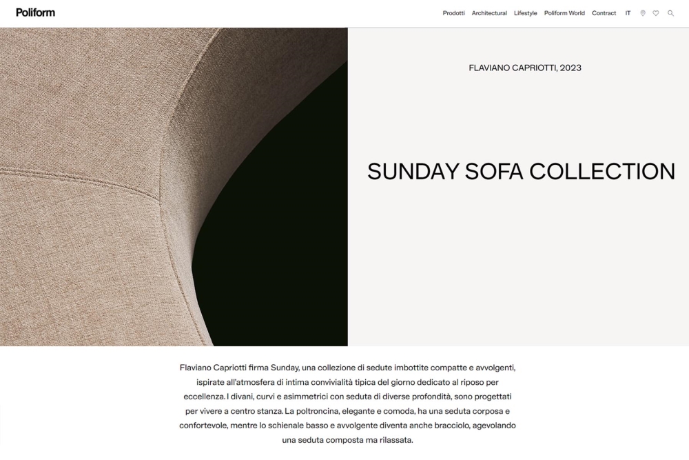 Flaviano Capriotti - POLIFORM SUNDAY