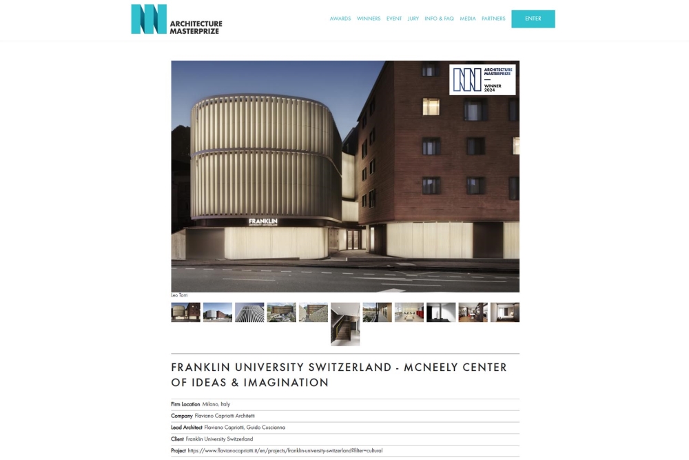 Flaviano Capriotti - FRANKLIN_ARCHITECTURE MASTERPRIZE_2024